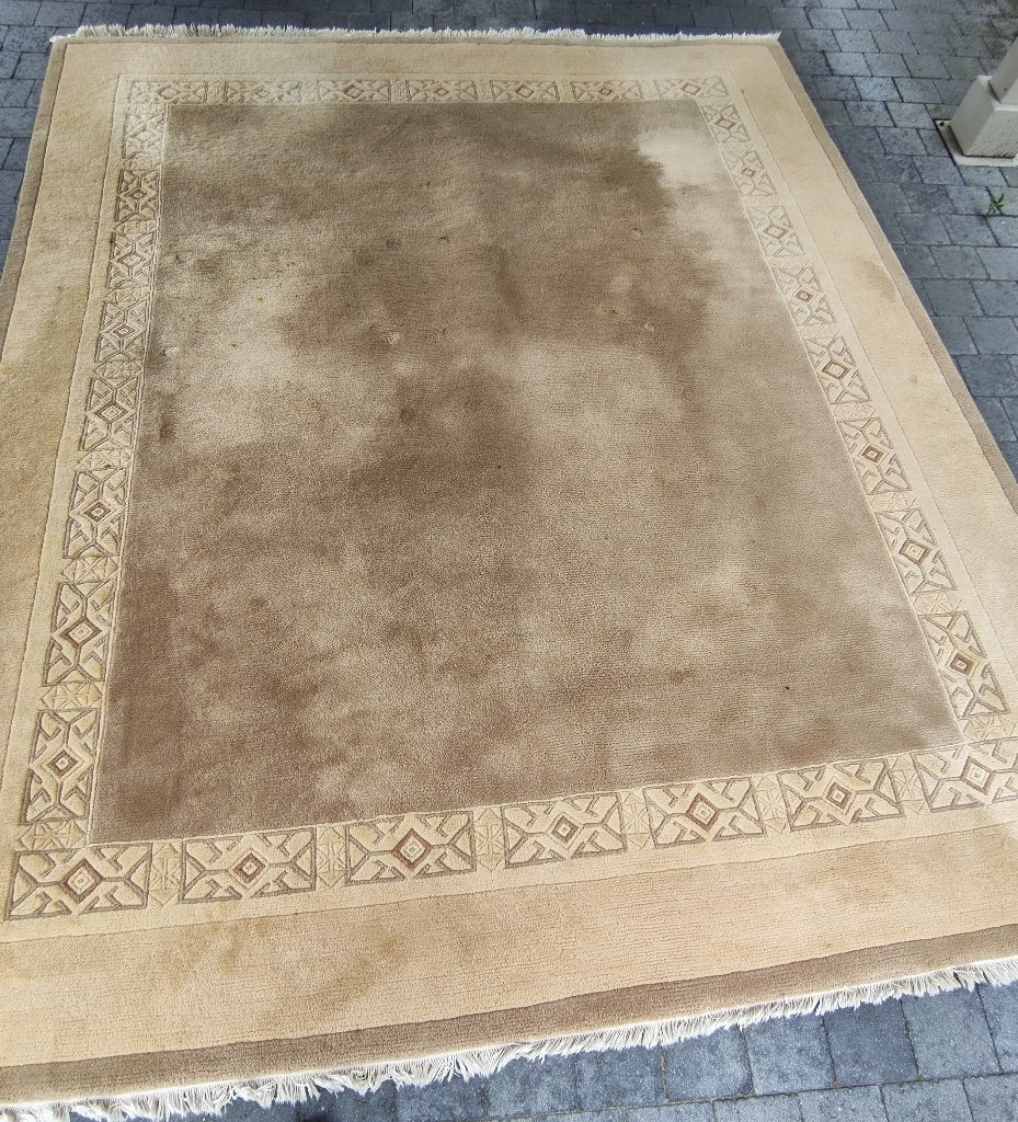 GRATIS Handmade Oriental Tapijt - kleur beige, Huis en Inrichting, Stoffering | Tapijten en Vloerkleden, Gebruikt, 200 cm of meer