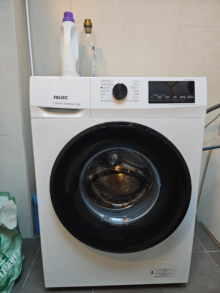 Wasmachine, 6 tot 8 kg, Ophalen, Gebruikt, Energieklasse A of zuiniger