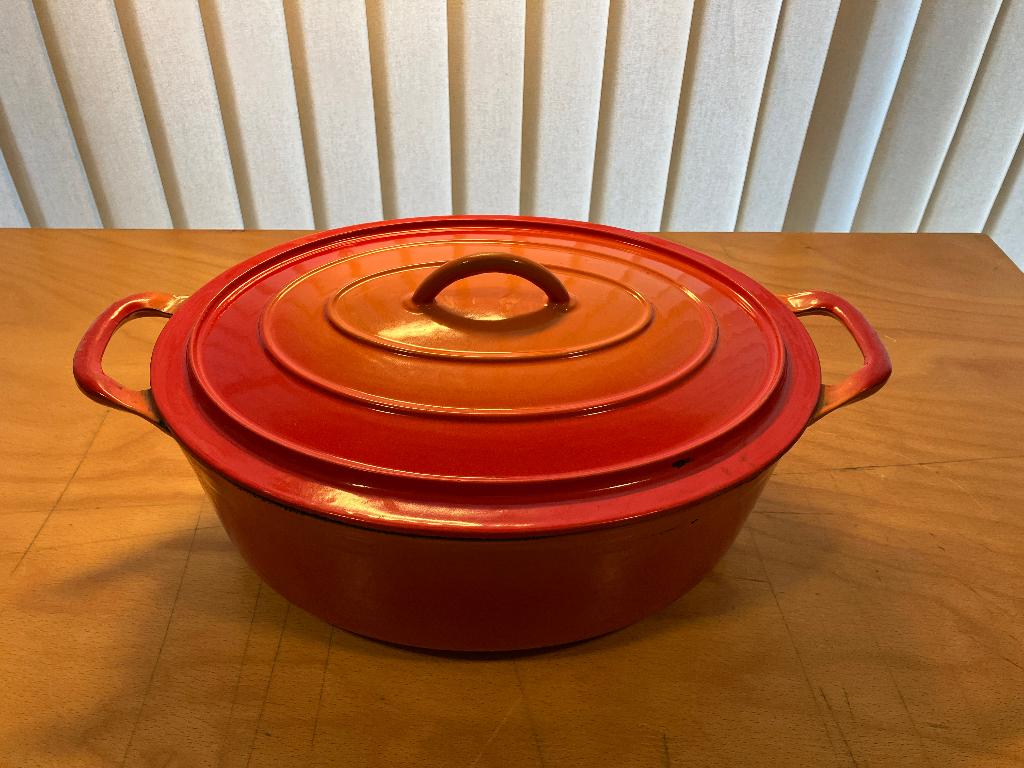 Cocotte en fonte, Maison & Meubles, Enlèvement ou Envoi, Utilisé, Fonte