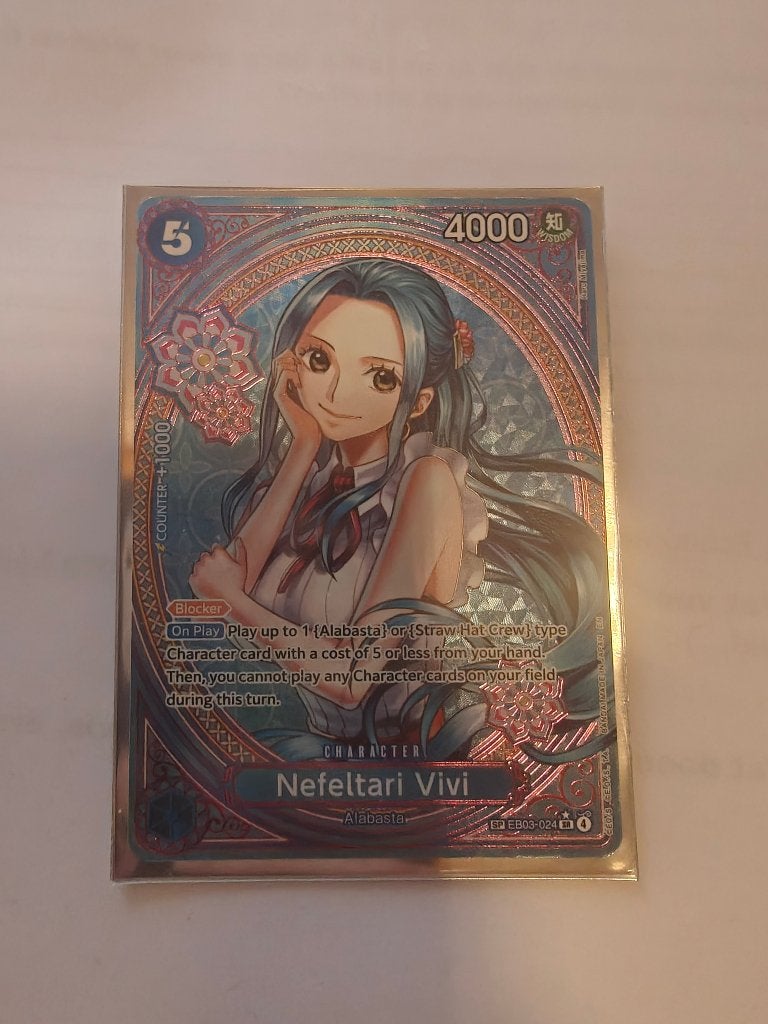 One piece Nefeltari Vivi [SP] EB03-024, Hobby & Loisirs créatifs, Jeux de cartes à collectionner | Pokémon, Comme neuf, Booster