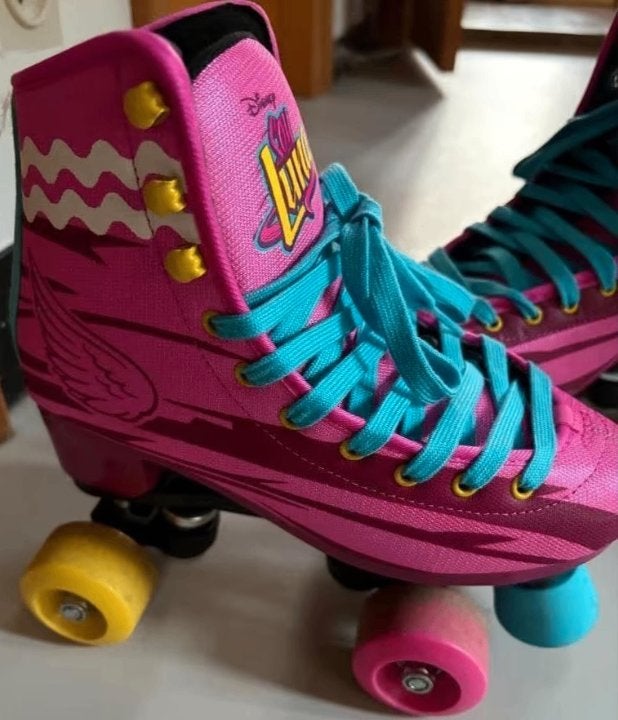 Soy Luna ( Disney) skates maat 36/37 + bescherming, Kinderen, Overige typen, Ophalen of Verzenden, Zo goed als nieuw