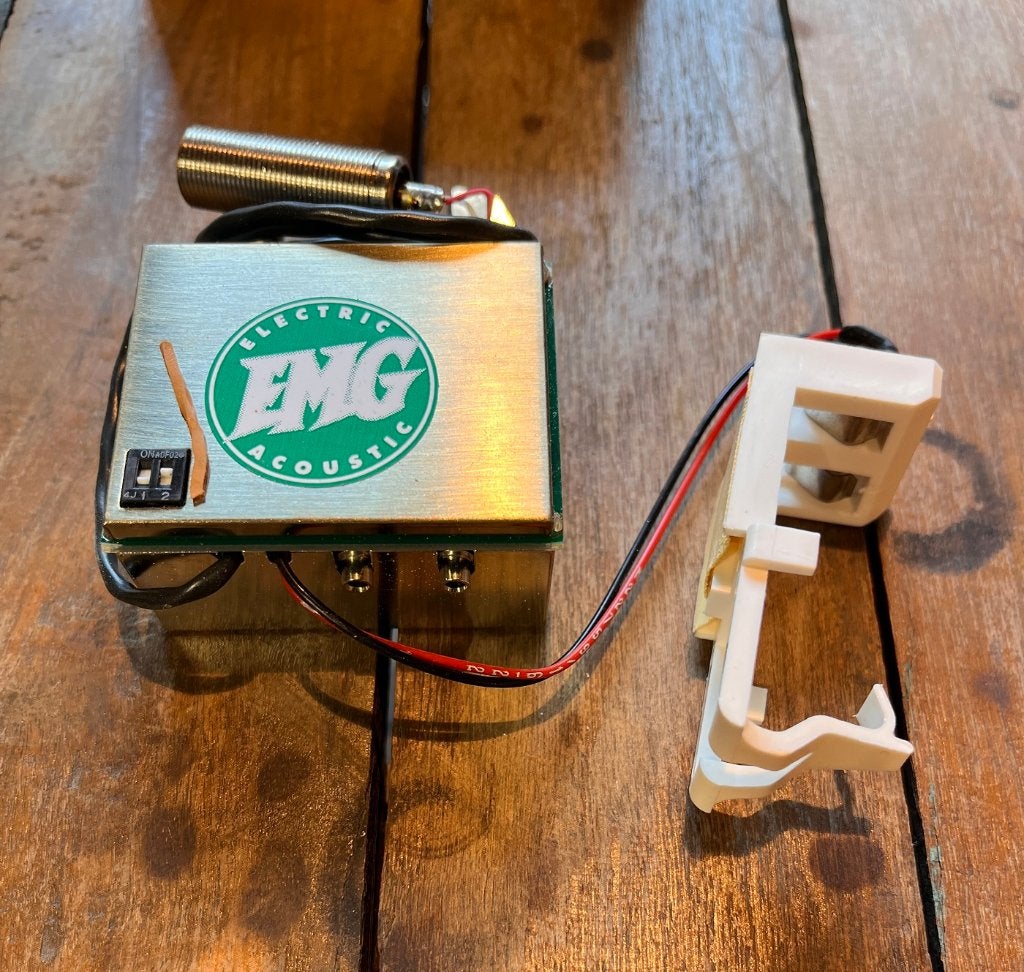EMG AEQ3 Acoustic Preamp, Ophalen of Verzenden, Gebruikt, Akoestische gitaar