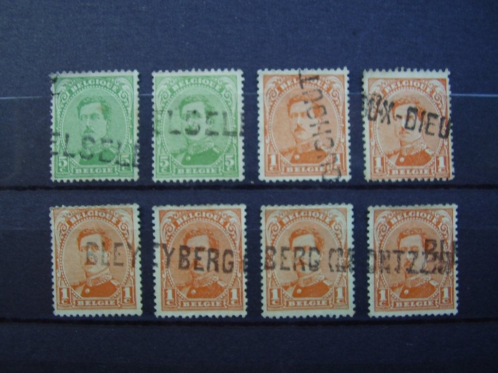 Noodstempels Belsele / Bouchout / Vieux-Dieux / Bleyberg, Enlèvement ou Envoi