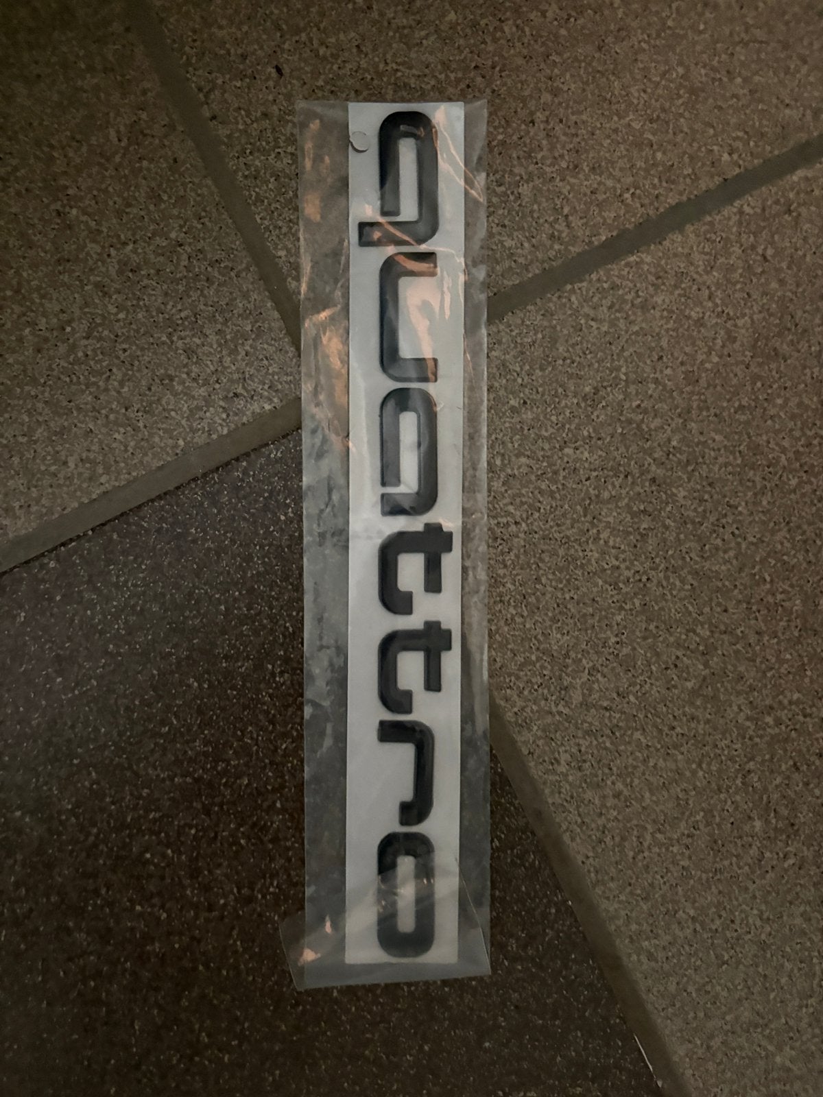 3d QUATTRO logo, Ophalen of Verzenden