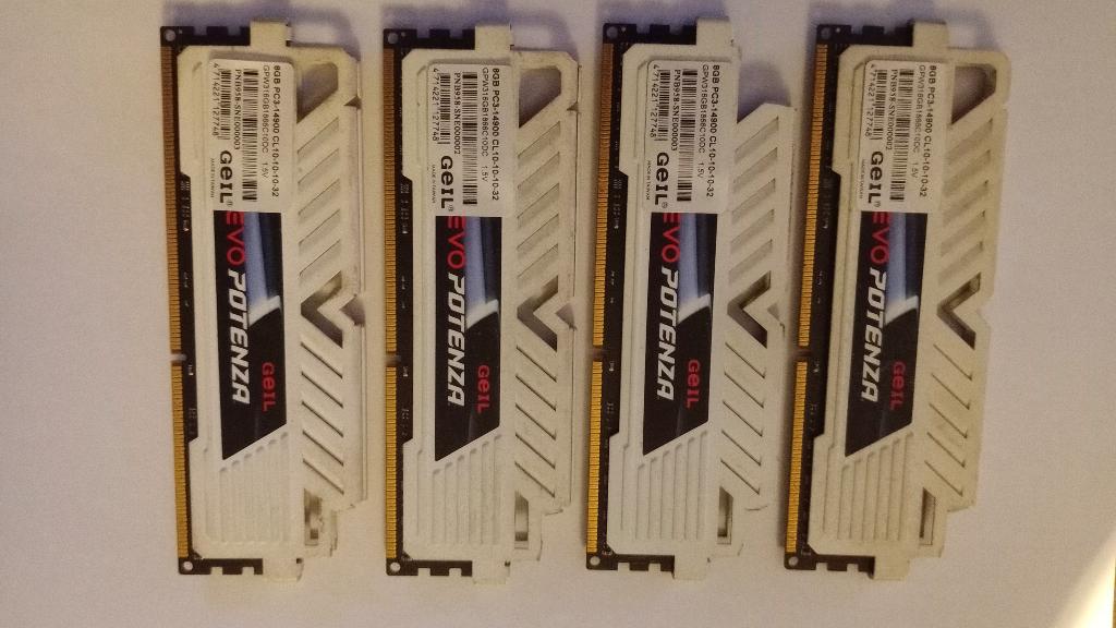 ddr3 1866mhz 32gb ( 4x8gb), Computers en Software, RAM geheugen, Ophalen, 32 GB, DDR3, Zo goed als nieuw