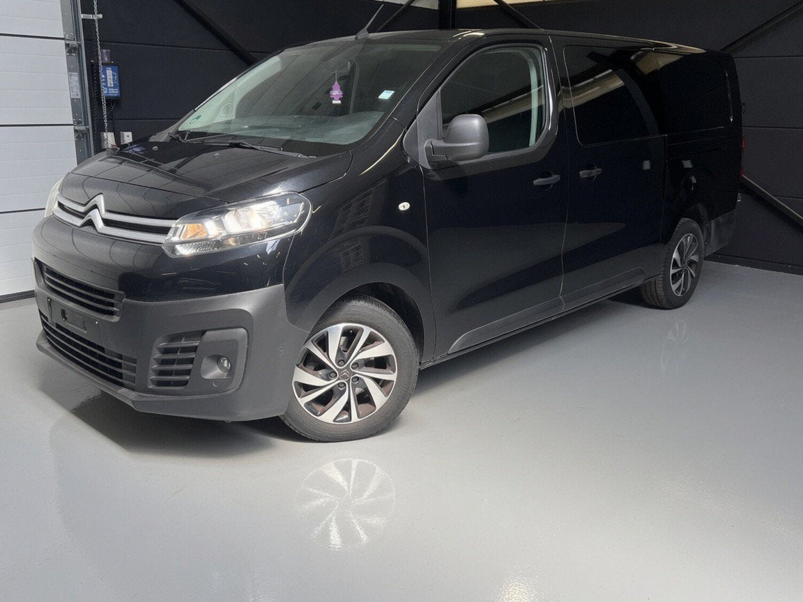 Citroen Jumpy 2.0HDI, 6-zit, bj2020, 132.000km, dubbel cabin, Auto's, Citroën, Bedrijf, Te koop, Jumpy Combi, ABS, Achteruitrijcamera