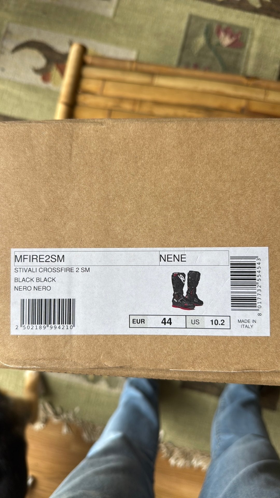 Sidi Crossfire 2 SM - maat 44, Motoren, Kleding | Motorkleding, Ophalen of Verzenden, Nieuw zonder kaartje, Heren, Laarzen