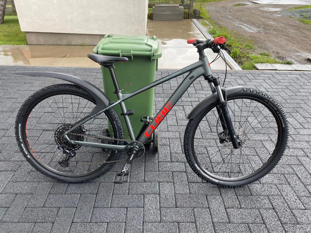 Cube Analog maat M Flashgrey/Red 163-177cm, Enlèvement, Comme neuf