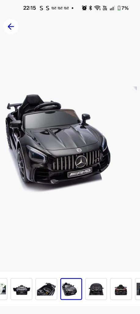 Elektrische Mercedes gtr voor kinderen, Kinderen en Baby's, Ophalen