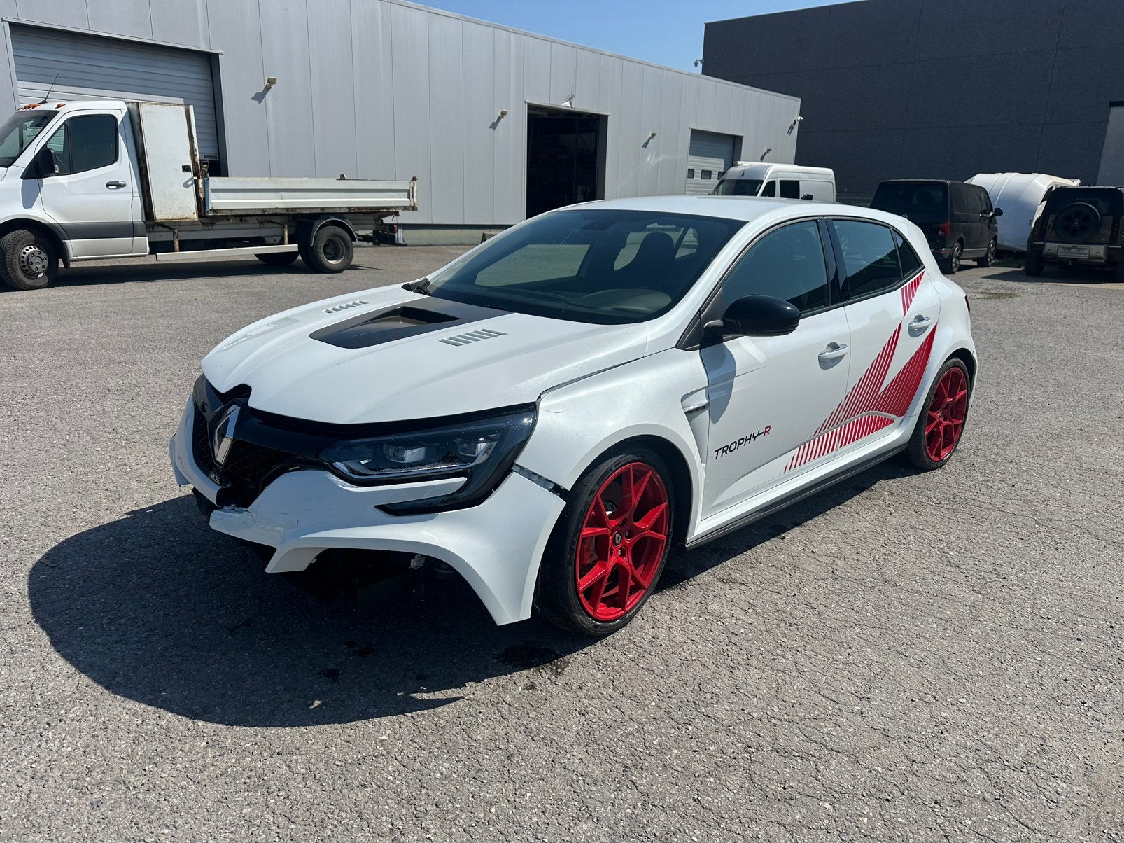 Renautl Megane RS trohy R 300 limited edition, Auto's, Renault, Voorwielaandrijving, 4 deurs, Alcantara, Wit