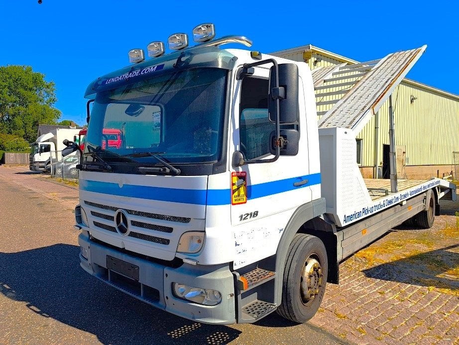 Transporteur Atego 1218 * 3 x voiture * Treuil * Rampes, Achat, Entreprise, 3 places, Boîte manuelle