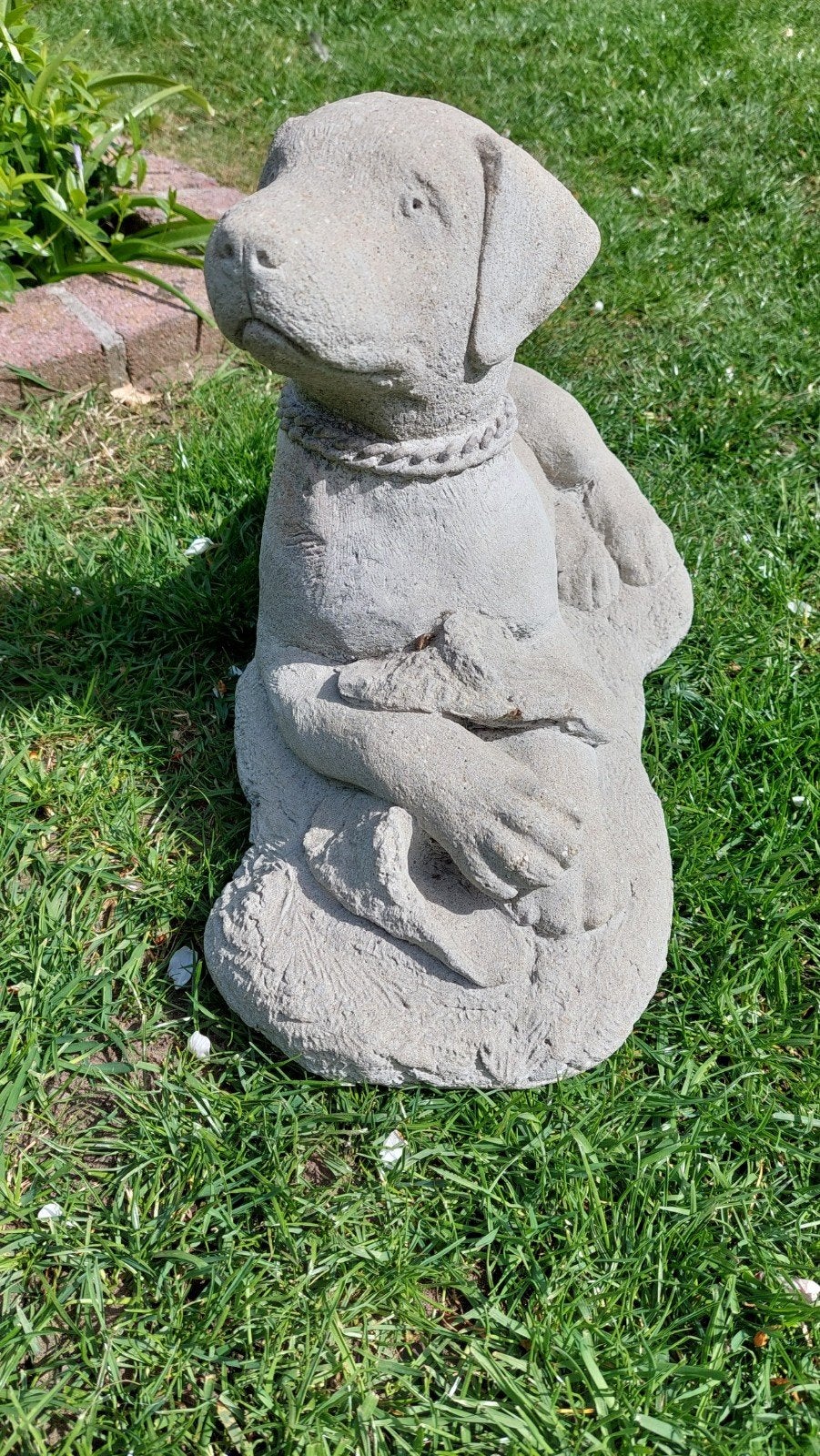 tuinbeeld hondje, Tuin en Terras, Ophalen