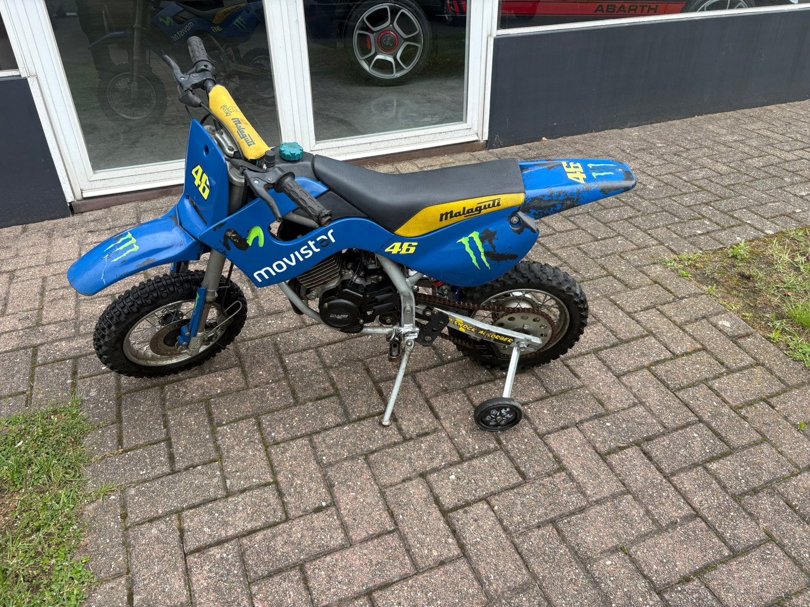 Petite moto cross malaguti 50cc, Fietsen en Brommers, Ophalen, Zo goed als nieuw