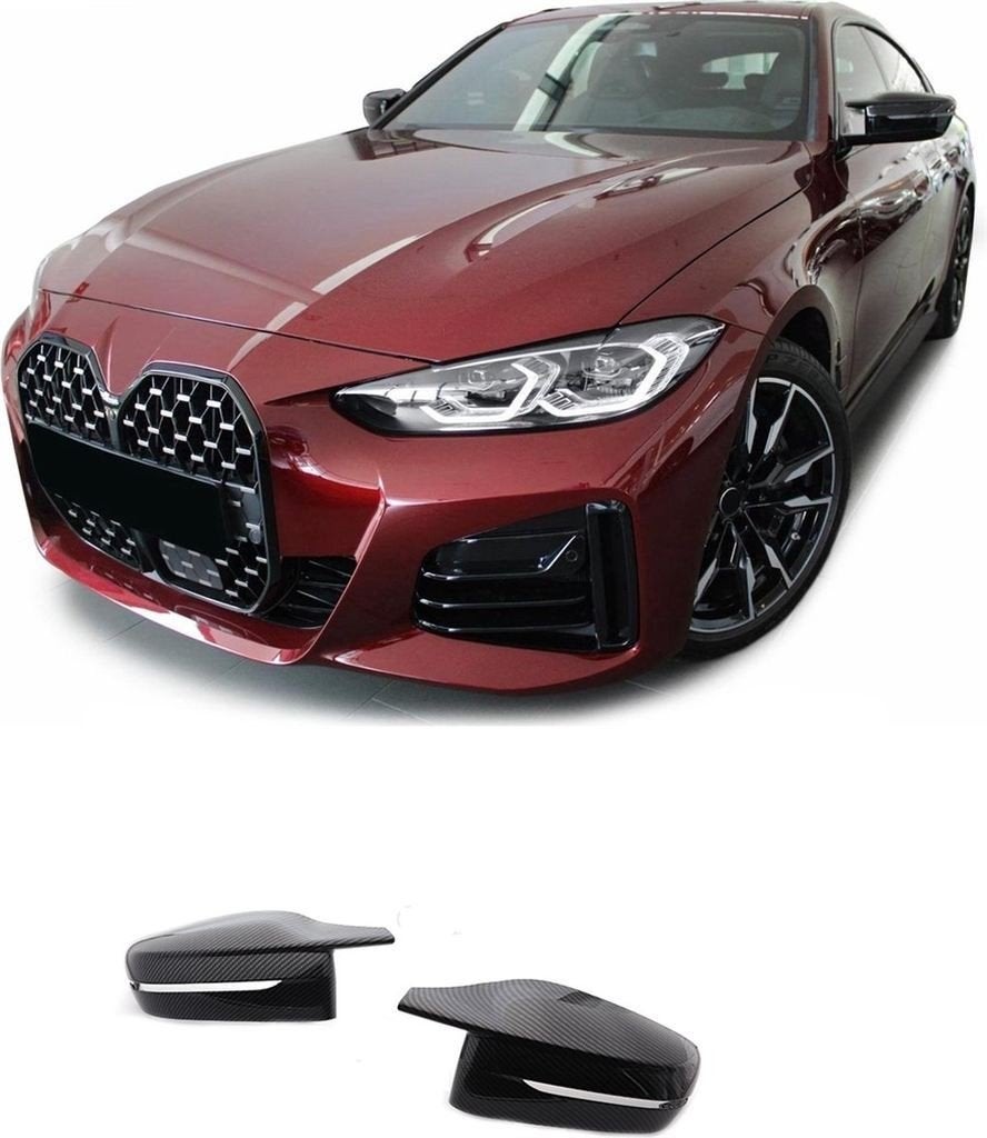 Spiegelkappen Voor Bmw 4 Serie G22 G23 G26 Carbon Look M Loo, Verzenden