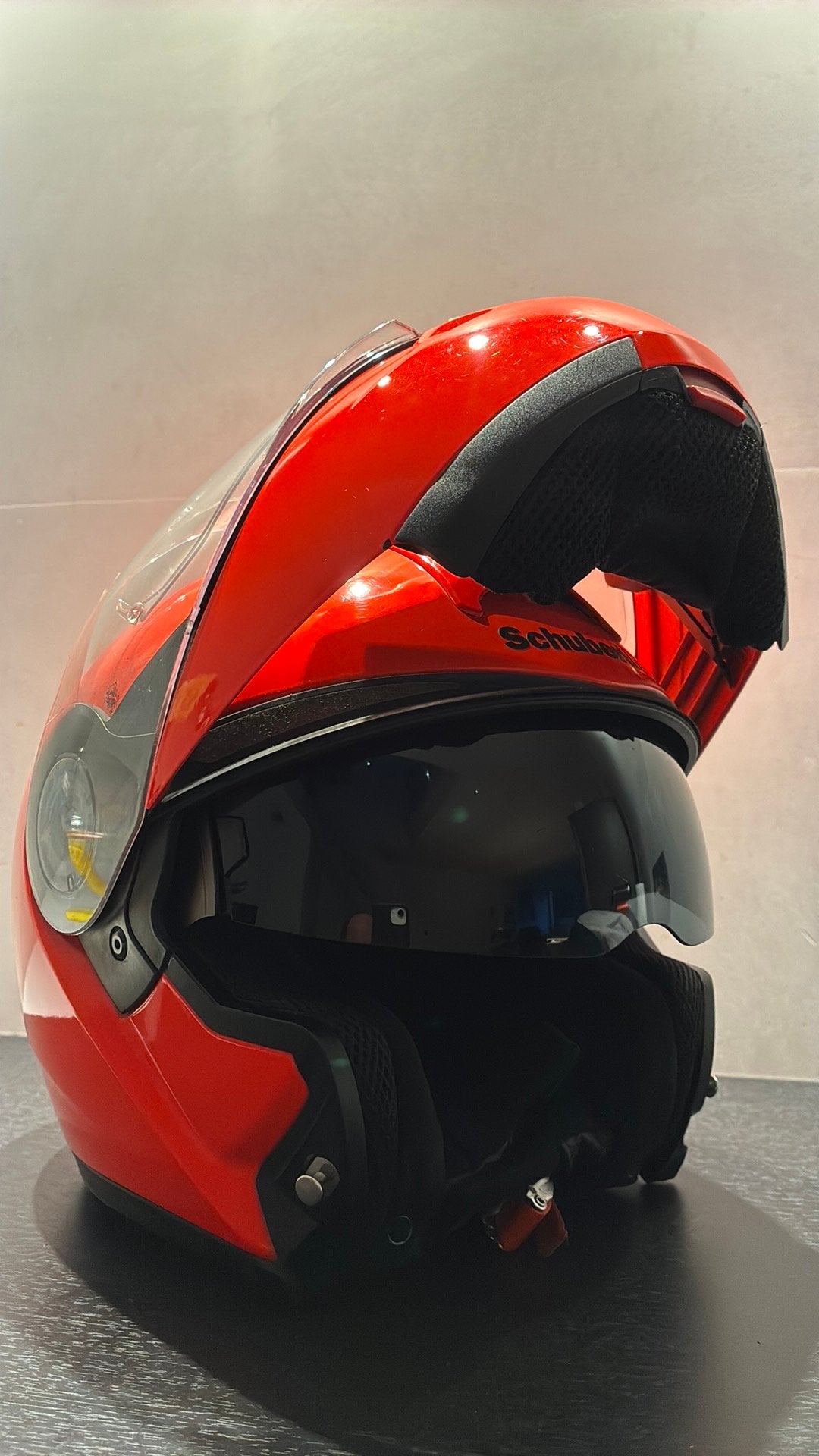 Schuberth C3 systeemhelm – fluo oranje – maat 54/55, Motos, Vêtements | Casques de moto, Femmes, Hommes, Enfants, Casque système