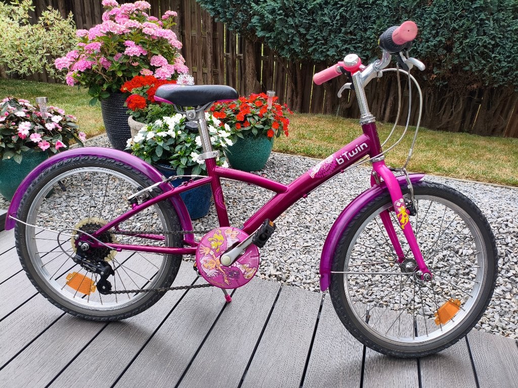 Vélo fille 20 ", Fietsen en Brommers, Fietsen | Meisjes, Ophalen, Gebruikt, Velgrem, Versnellingen
