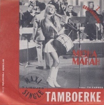 Micha Marah – Tamboerke / Ik ben zeventien  - EP, Gebruikt, 7 inch, Ophalen of Verzenden, EP