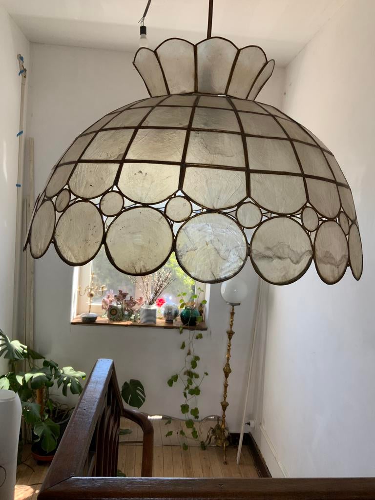Lampe de plafond en nacre, Moins de 50 cm, Enlèvement, Utilisé, Autres matériaux