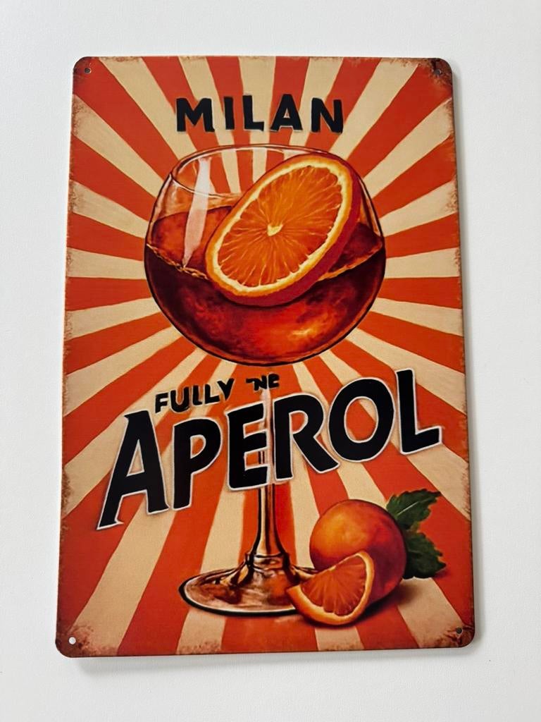 Panneau d'affichage en métal Aperol, Enlèvement ou Envoi, Neuf, Panneau publicitaire