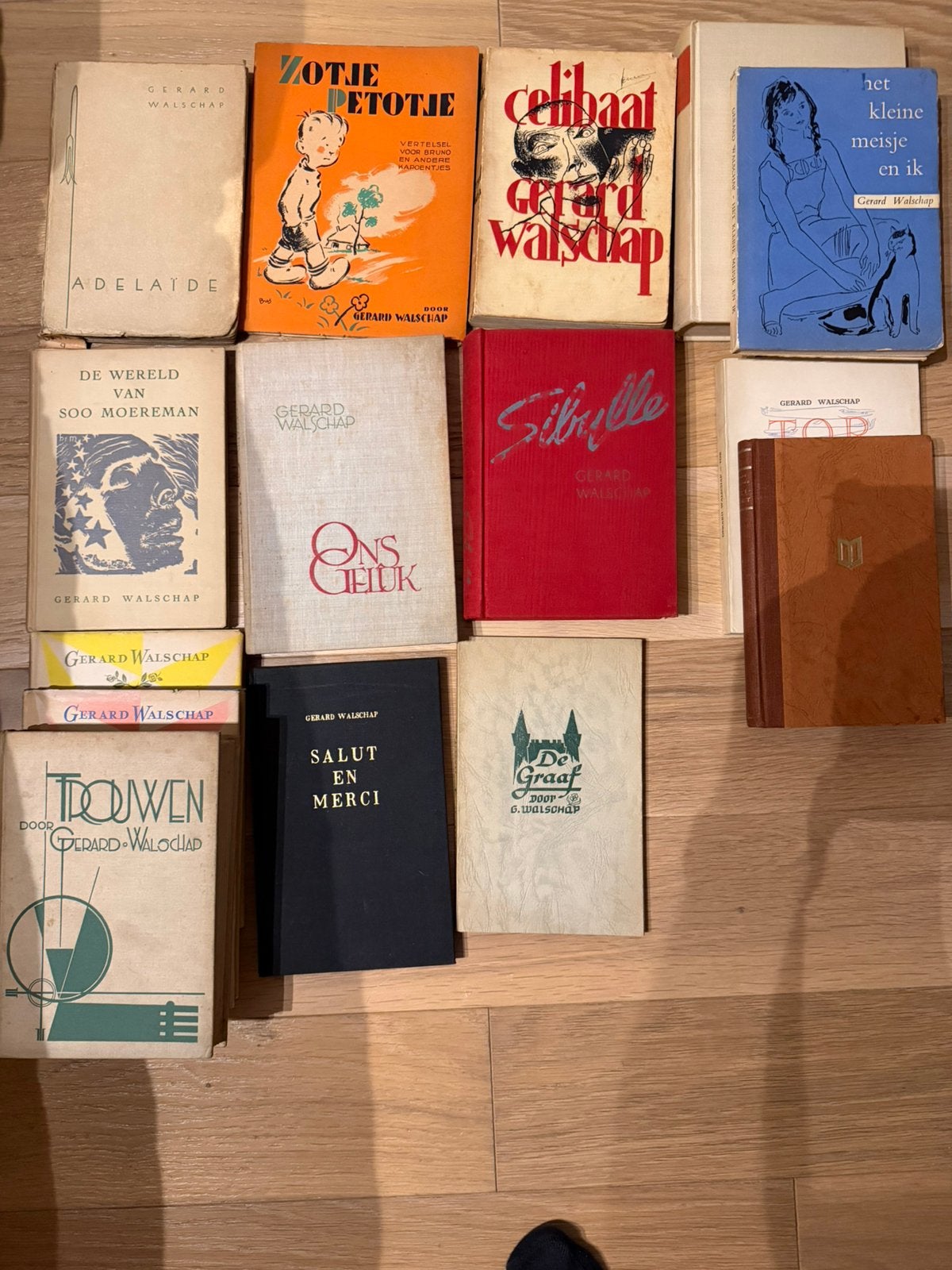 Lot boeken van Gerard Walschap met eerste drukken, Ophalen, Gelezen, België