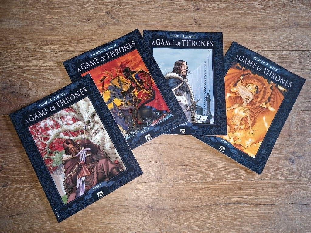 Game of thrones strip 1 tot 4, Boeken, Meerdere stripboeken, Ophalen of Verzenden, Gelezen