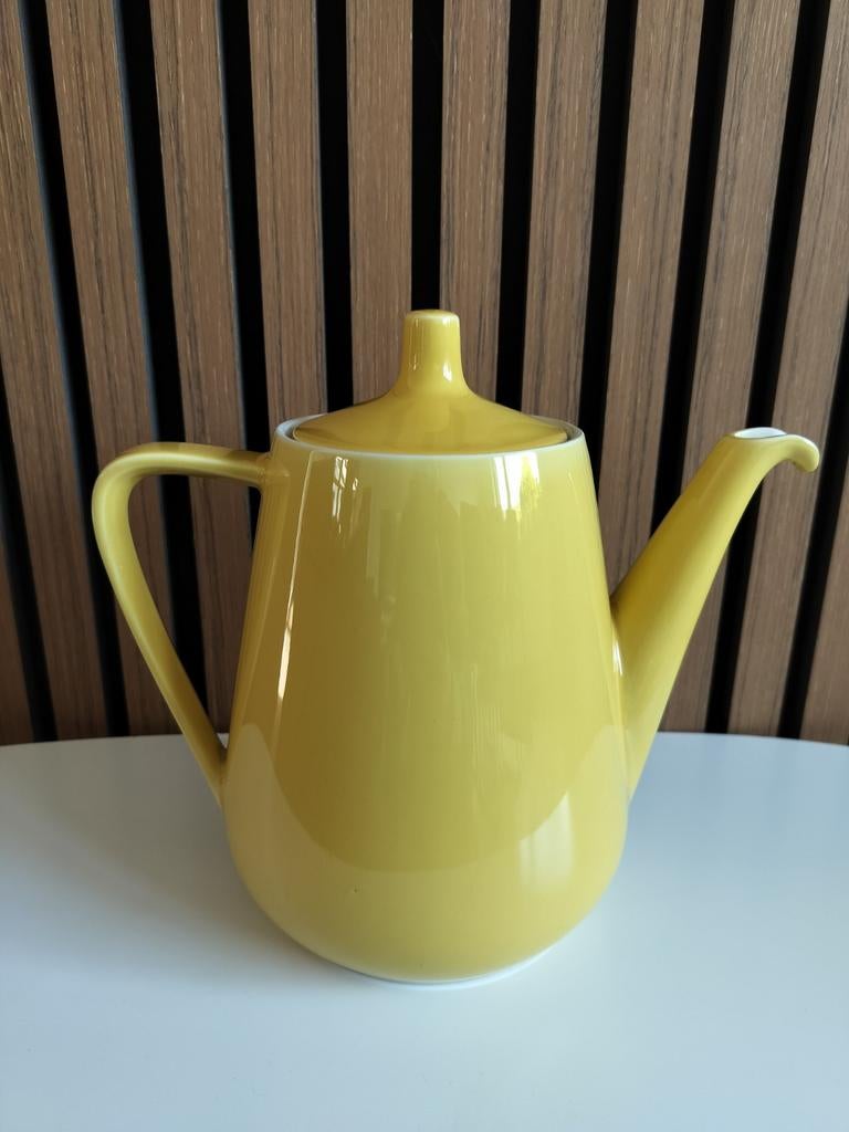 Mooie Gele Villeroy & Boch Theekan, Antiek en Kunst, Ophalen