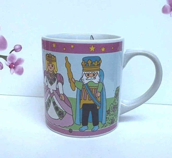 💜 Tasse Playmobil, Maison & Meubles, Enlèvement ou Envoi, Mug, Vintage, Comme neuf