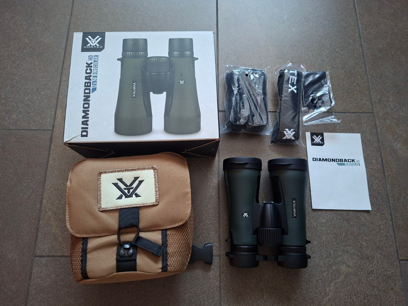 Vortex Diamondback HD 12 x 50, Ophalen