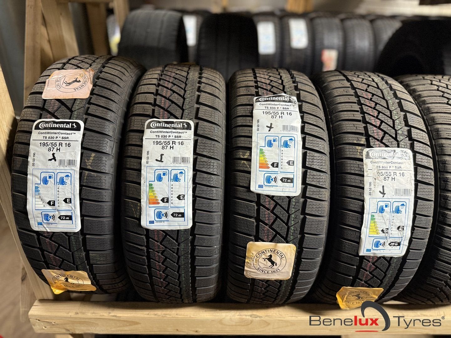 snow 195/55R16 87H Continental 195/55 R16 195/55/15 1955516, -, Nieuw, Band(en), 195 mm
