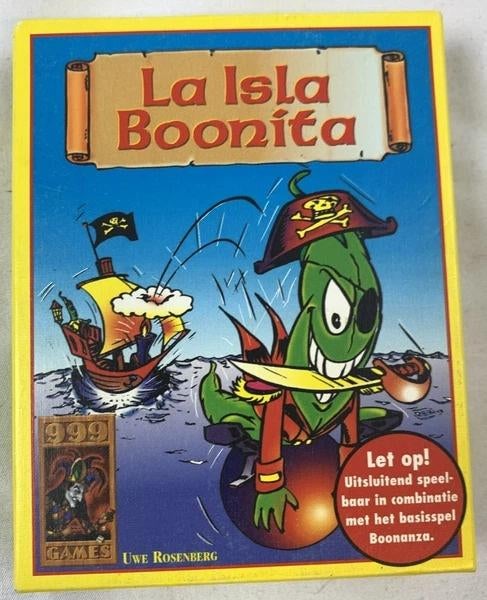 999 Games Bohnanza La Isla Bohnita Uitbreiding Kaartspel, Hobby en Vrije tijd, Gezelschapsspellen | Bordspellen, Zo goed als nieuw