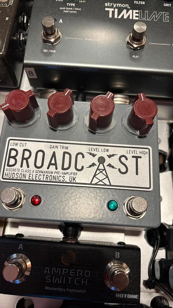 Broadcast Hidson, Musique & Instruments, Enlèvement ou Envoi, Comme neuf, Distortion, Overdrive ou Fuzz