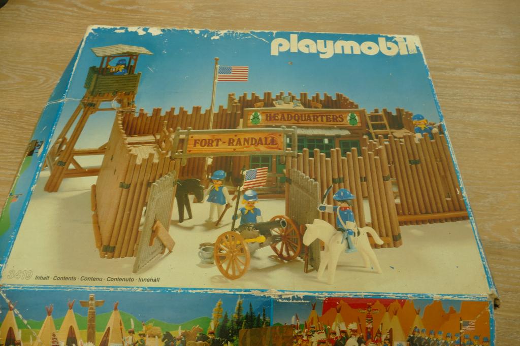 Playmobil: Fort Randall + figuren :vintage (3419), Enlèvement ou Envoi, Utilisé, Ensemble complet