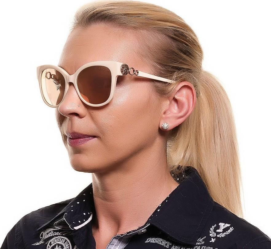 NIEUWE Roberto Cavalli dames zonnebril RC1080 damesbril, Overige merken, Zonnebril, Beige, Nieuw