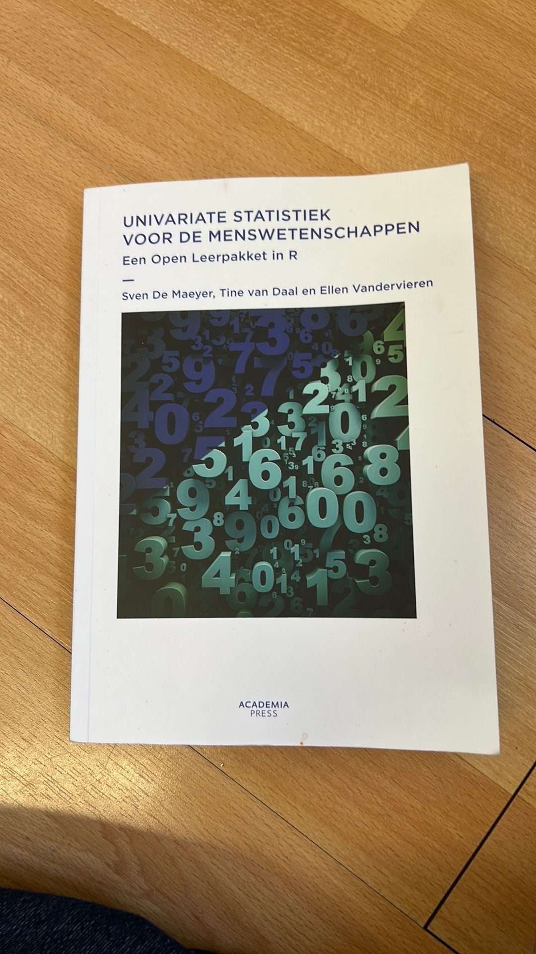 Univariate Statistiek voor de menswetenschappen, Livres, Enlèvement, Comme neuf
