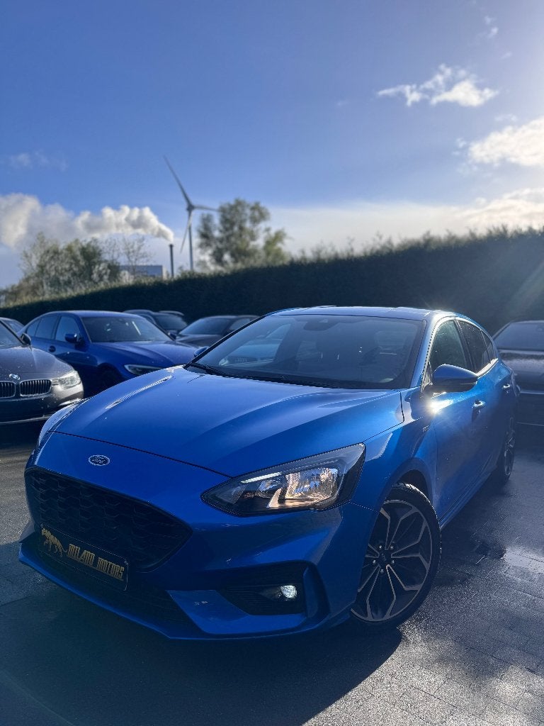 Ford Focus ST-Line FULL OPTION, Stof, https://public.car-pass.be/vhr/6dc13d0d-9a23-47f9-bf2a-7f16988171b5, Blauw, Bedrijf