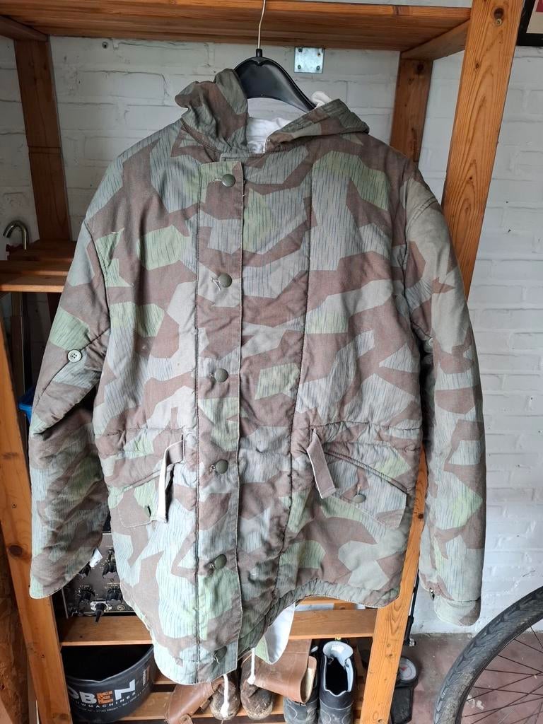 Ww2 German Wehrmacht splittertarn winter., Ophalen of Verzenden, Landmacht, Kleding of Schoenen