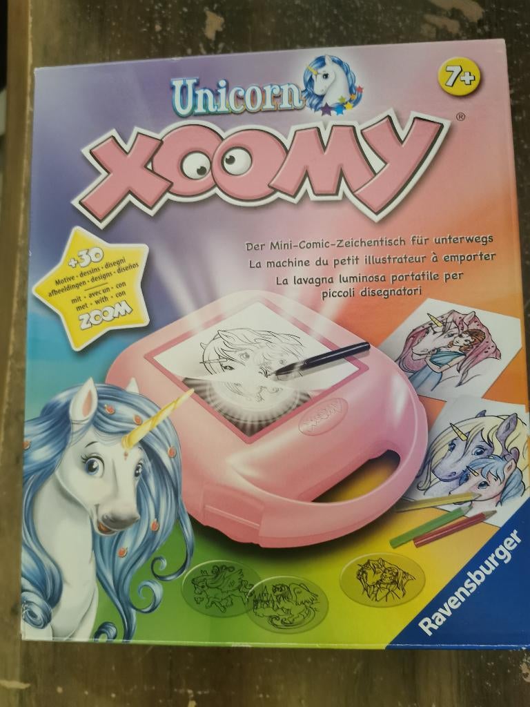 xoomy van unicorn mini tekentafel, Ophalen of Verzenden, Gebruikt, Knutselen, Met licht