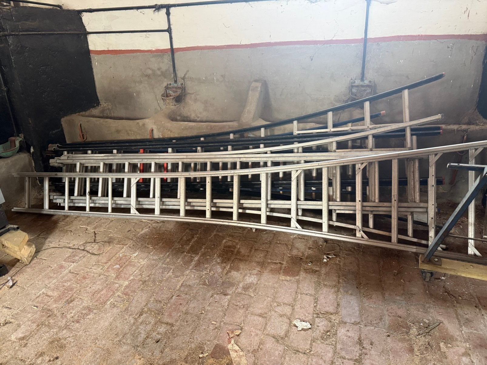 Ladders, Doe-het-zelf en Bouw, Ladders en Trappen, Ophalen, Zo goed als nieuw, Ladder, Opvouwbaar of Inschuifbaar