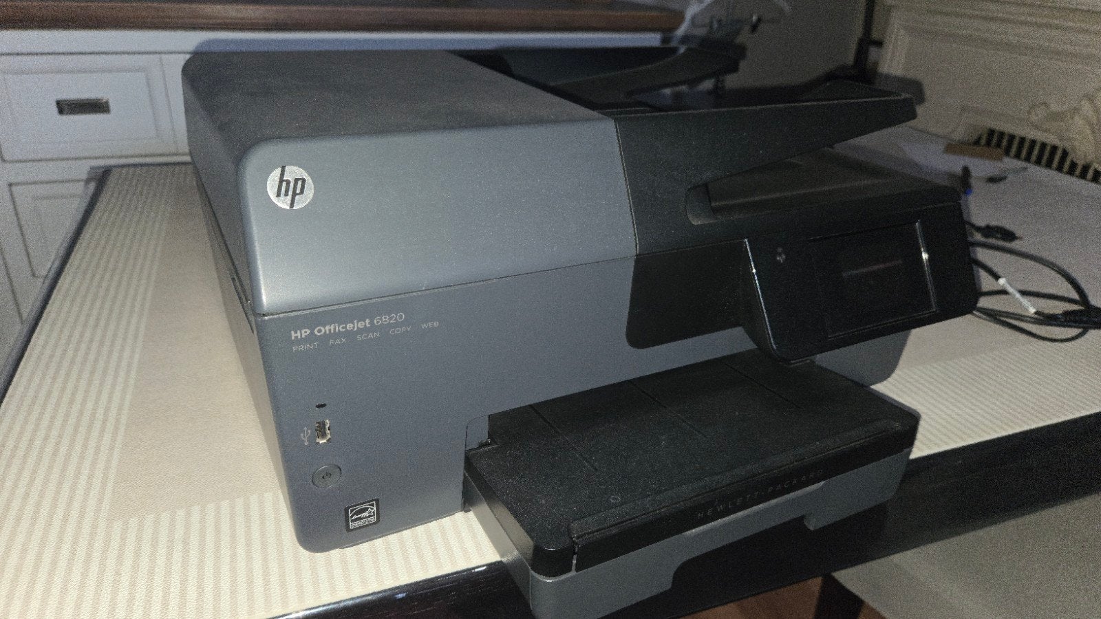 imprimante HP OFFICEJET 6820, Ophalen, Gebruikt, Inkjetprinter, All-in-one