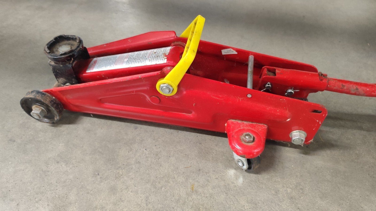 krik voor auto tot 2 ton, Ophalen, Zo goed als nieuw, Hydraulisch, Garagekrik