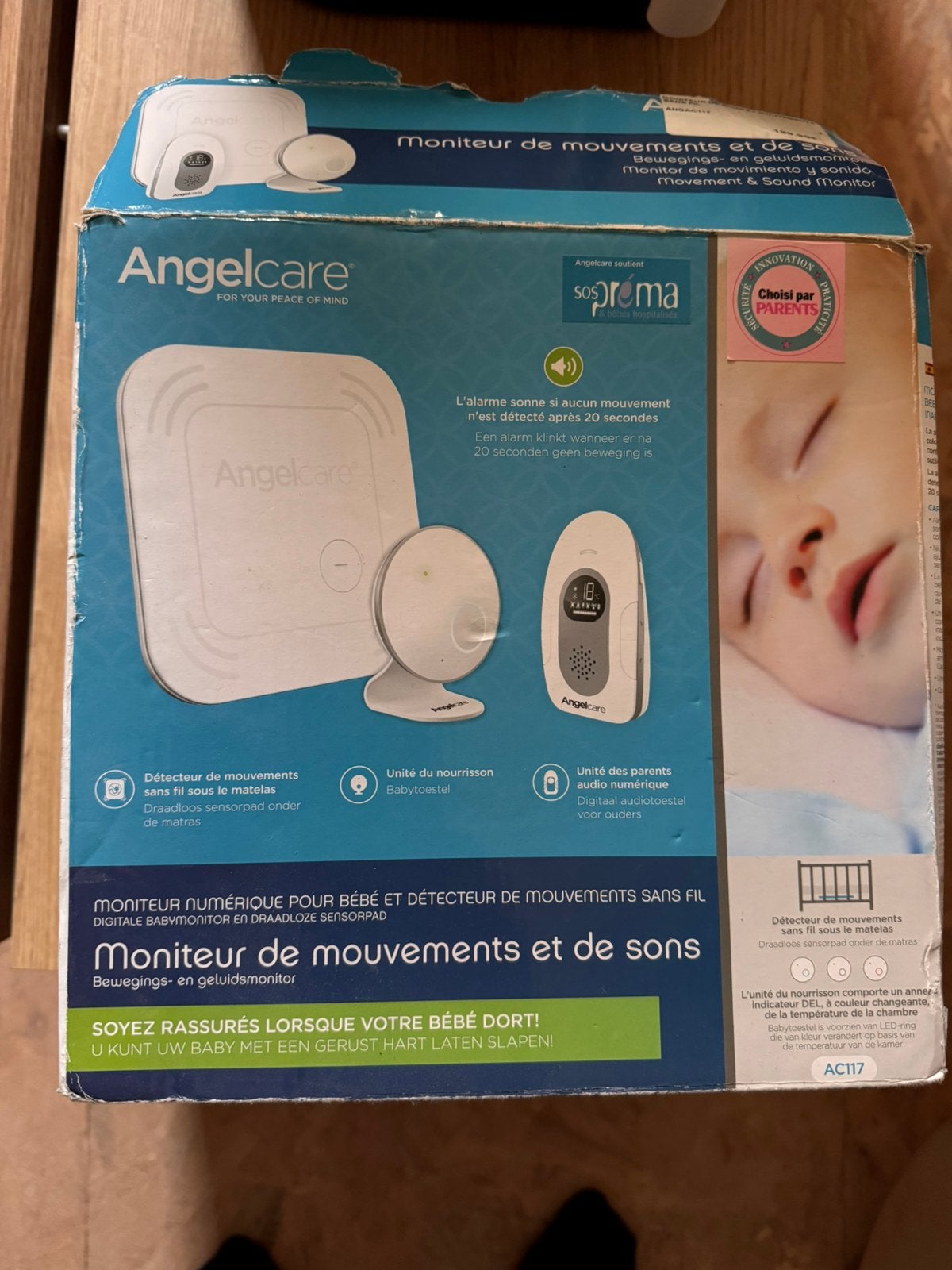 Babyphone angel care, Enlèvement, Comme neuf