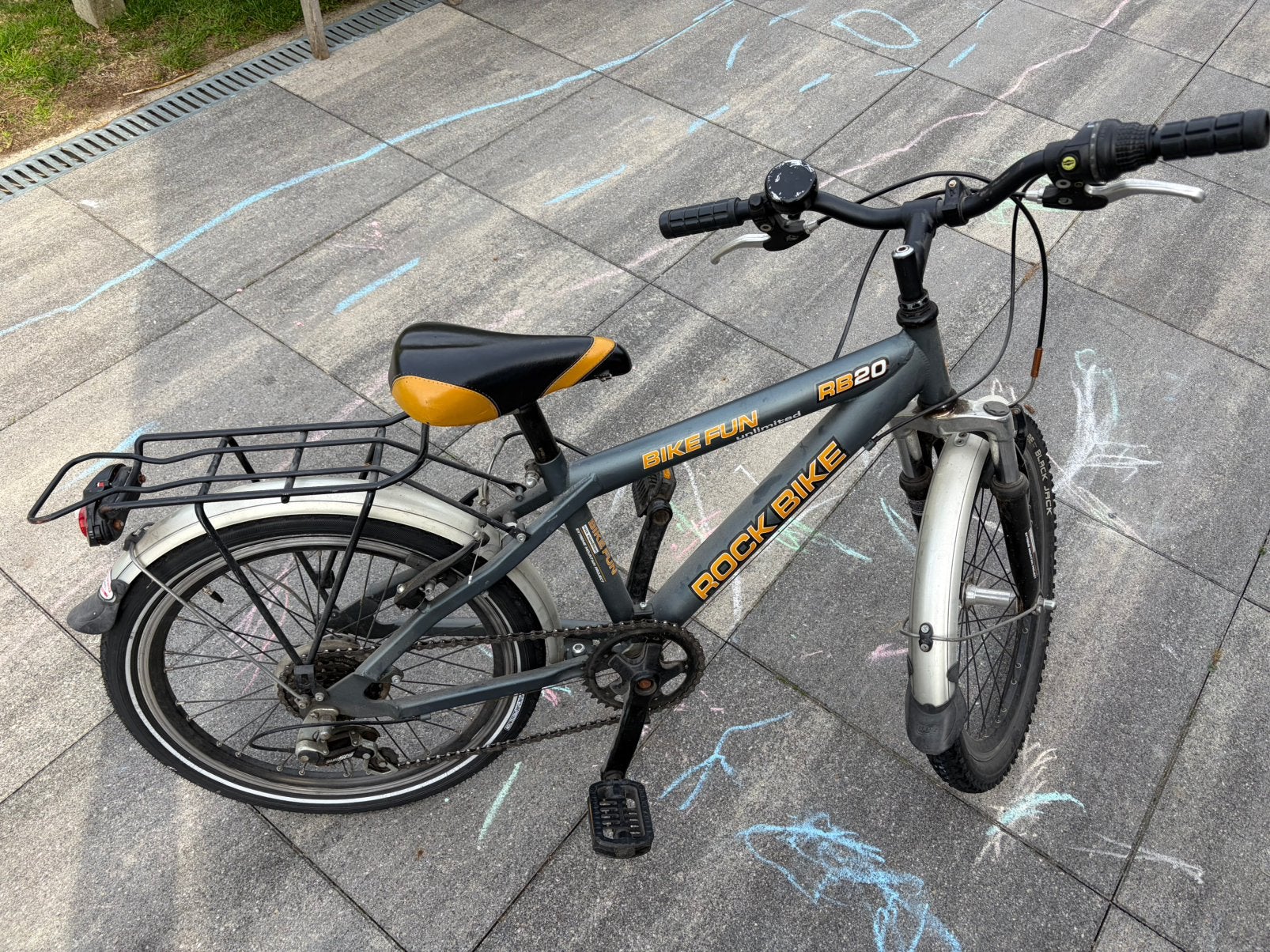 Kinderfiets 20 inch, Ophalen, Gebruikt, Velgrem, Versnellingen