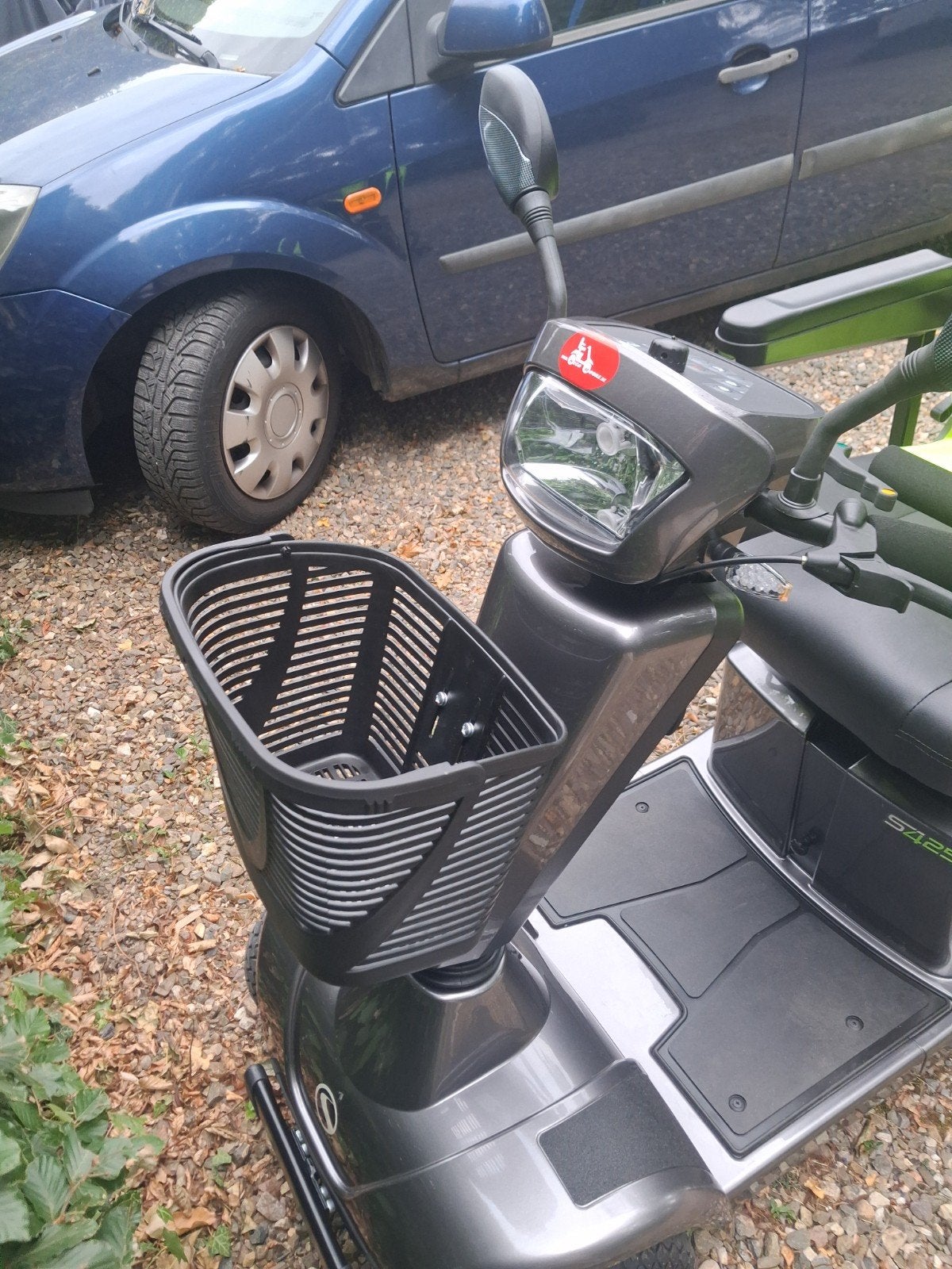 invalide scooter nieuw wegens sterfgeval, Ophalen