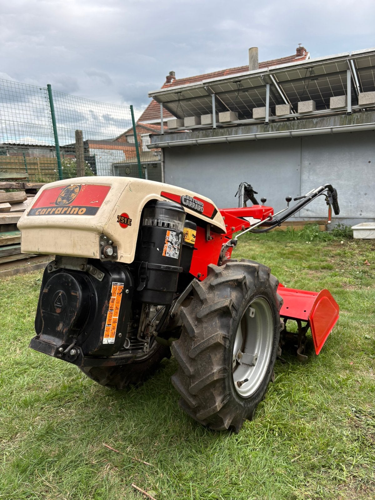 Motoculteur Antonio Carraro 751E diesel, Enlèvement, Comme neuf, Essence, Coupeur de jardin