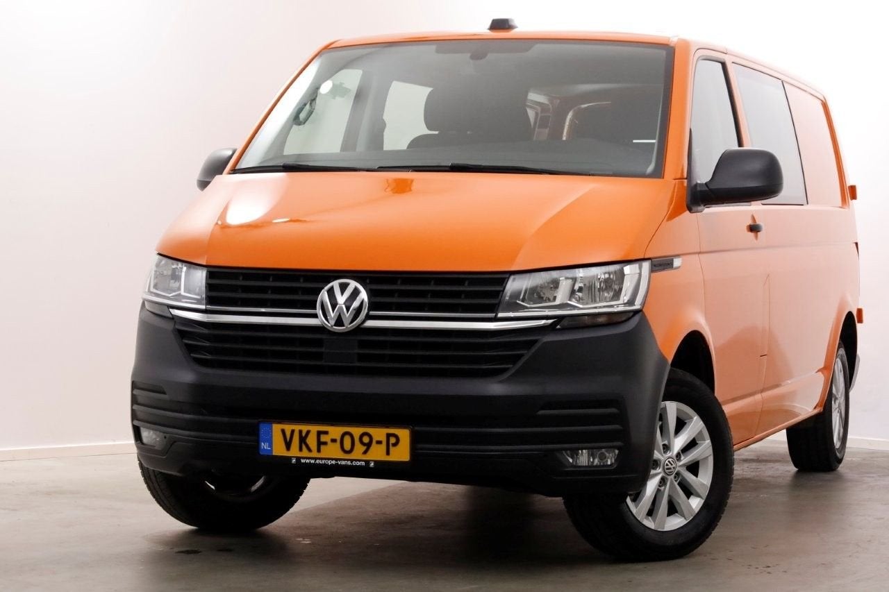 Volkswagen Transporter T6.1 2.0 TDI 110pk Lang D.C. Airco/Na, Auto's, Parkeersensor, Overige kleuren, Bedrijf, Onderhoudsboekje