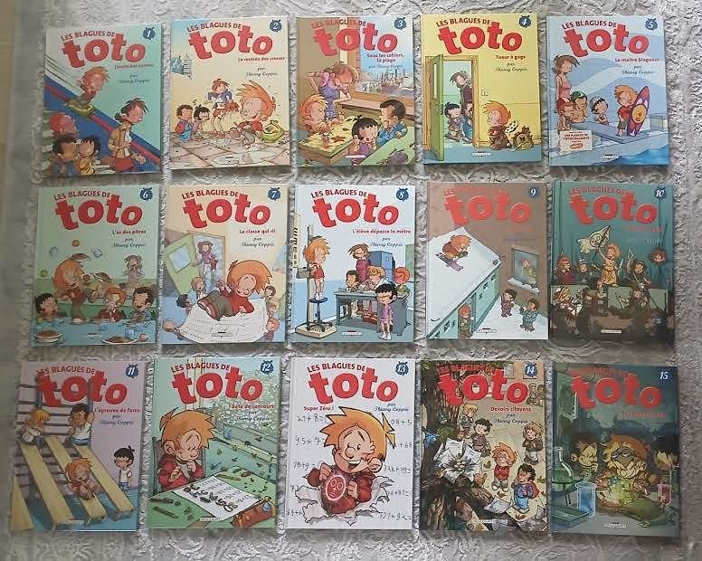 15 BD Les Blagues de Toto 12 dédicaces Coppée 11 EO, Livres, BD, Plusieurs BD, Enlèvement ou Envoi, Neuf, Thierry Coppée