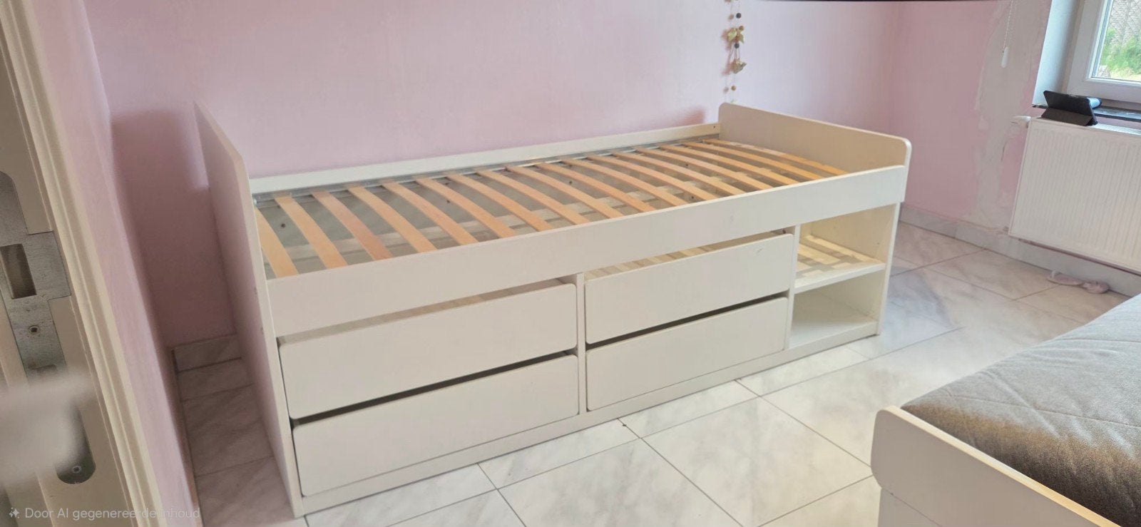 eenpersoonsbed met opbergruimte, Kinderen en Baby's, Ophalen