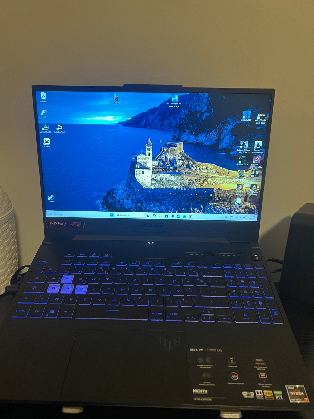 Tuf gaming A15  Ryzen 7 6800, Enlèvement, Comme neuf, Gaming, SSD