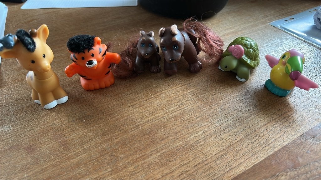 6 dieren van little people, Kinderen en Baby's, Ophalen of Verzenden, Gebruikt, Overige typen