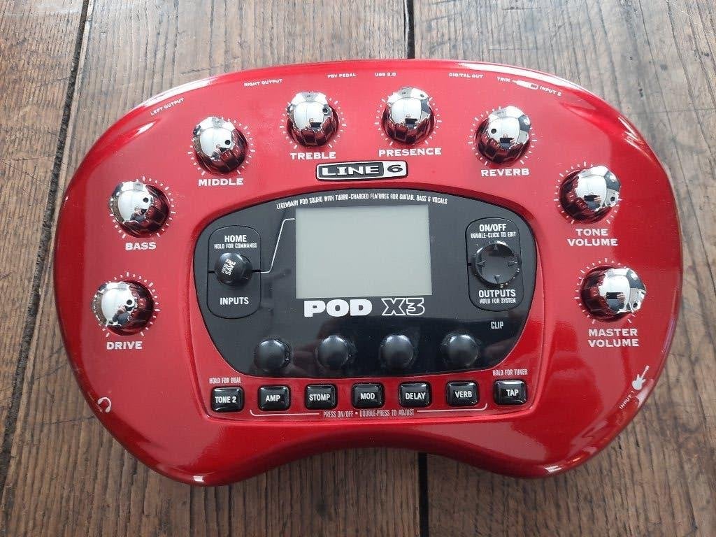 Line 6 Pod X3 voor gitaar, Muziek en Instrumenten, Effecten, Ophalen, Gebruikt, Multi-effect